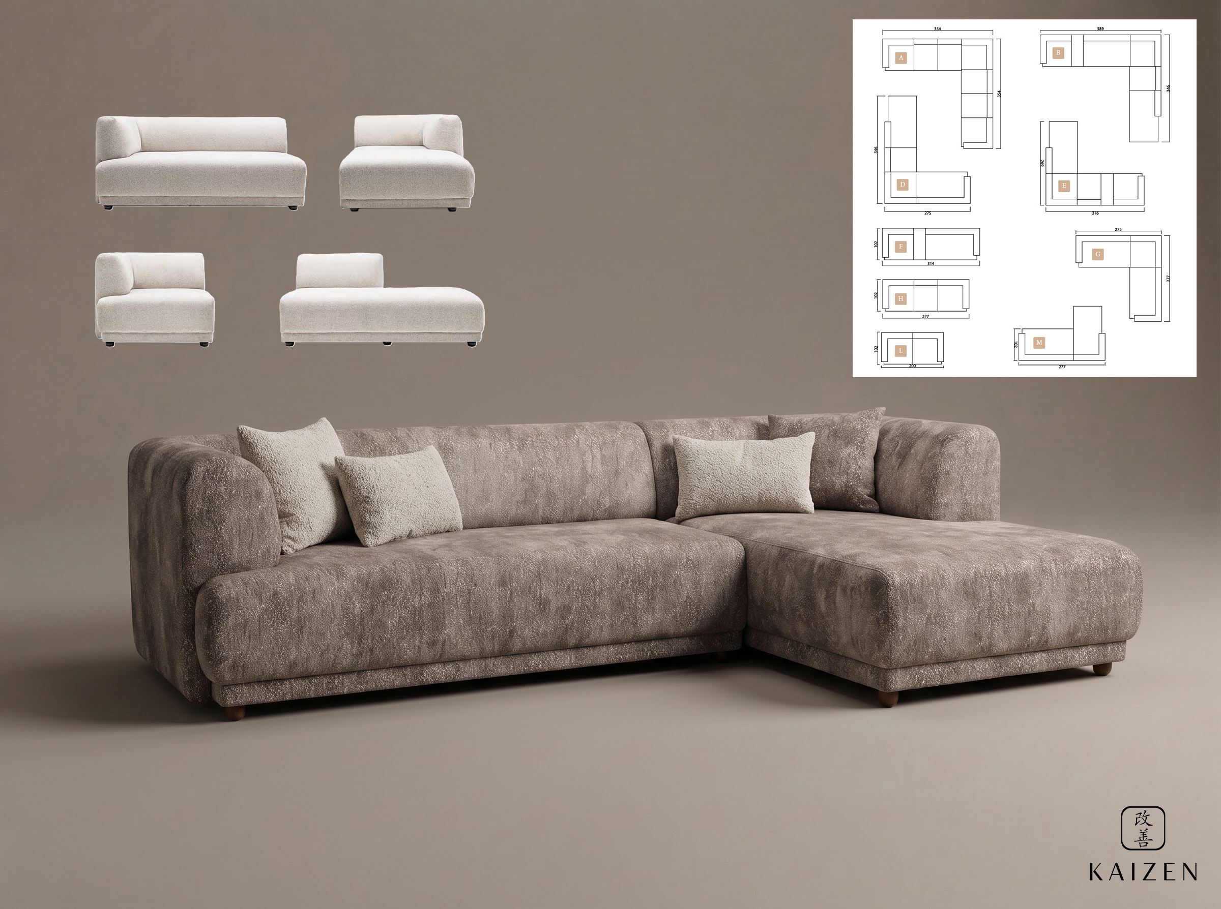 Bragança Modular Sofa